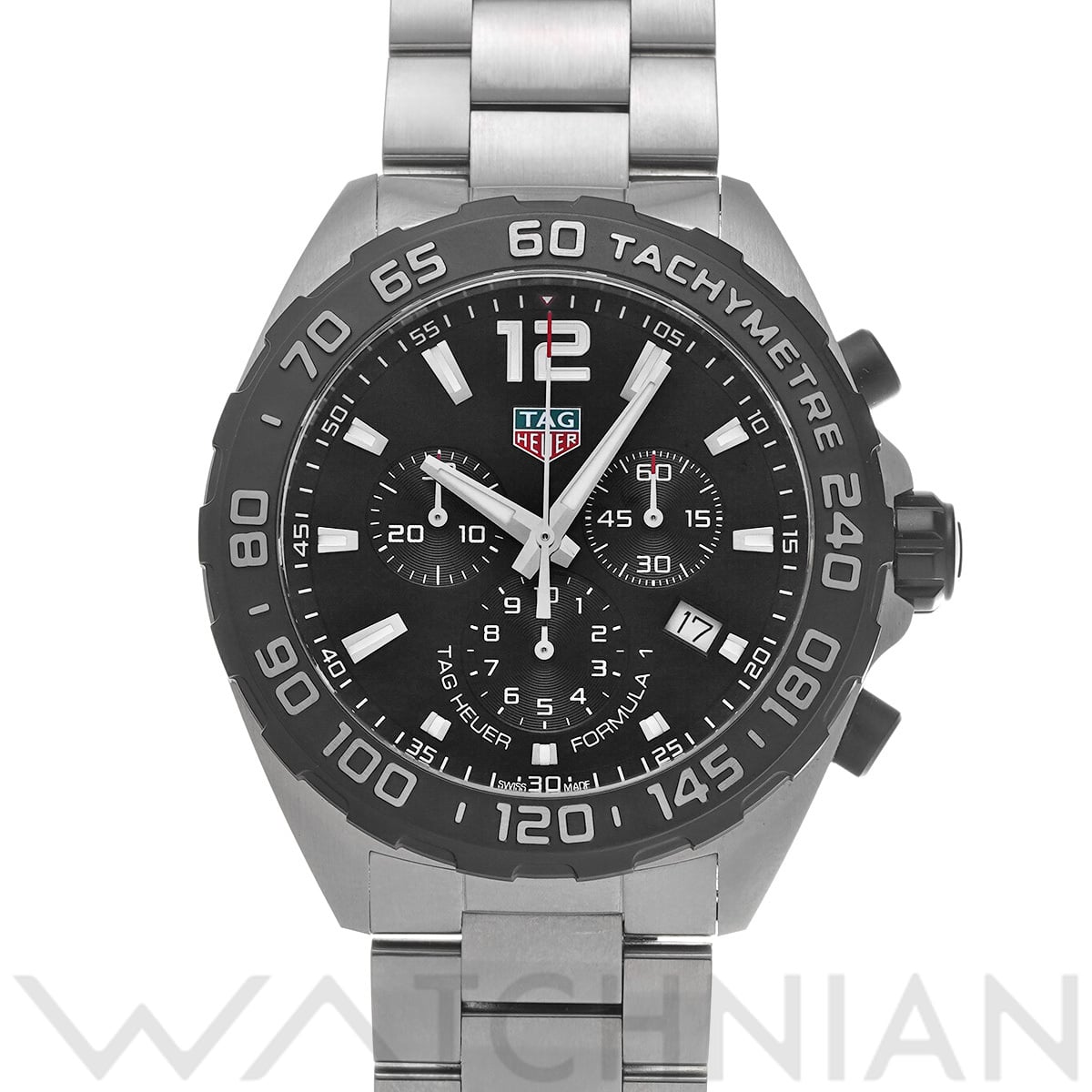 タグ ホイヤー フォーミュラ1 クォーツ クロノグラフ CAZ1010.BA0842 ブラック メンズ 時計 【中古】【wristwatch】