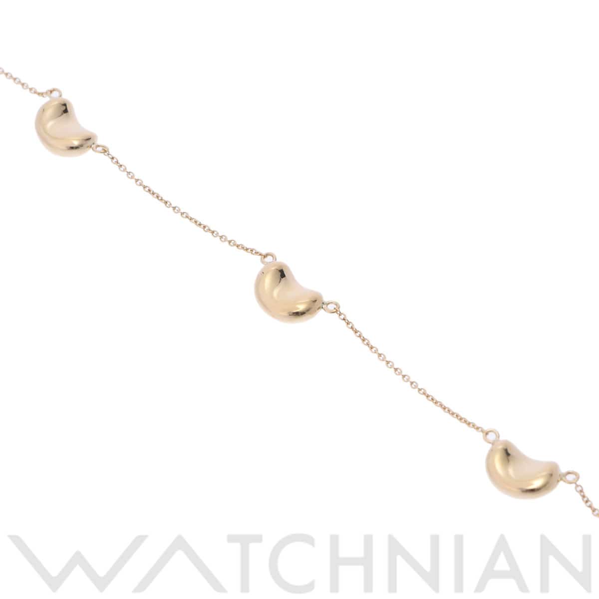 ティファニー ビーンズ ブレスレット ゴールド K18イエローゴールド YG レディース ジュエリー 【中古】【jewelry】