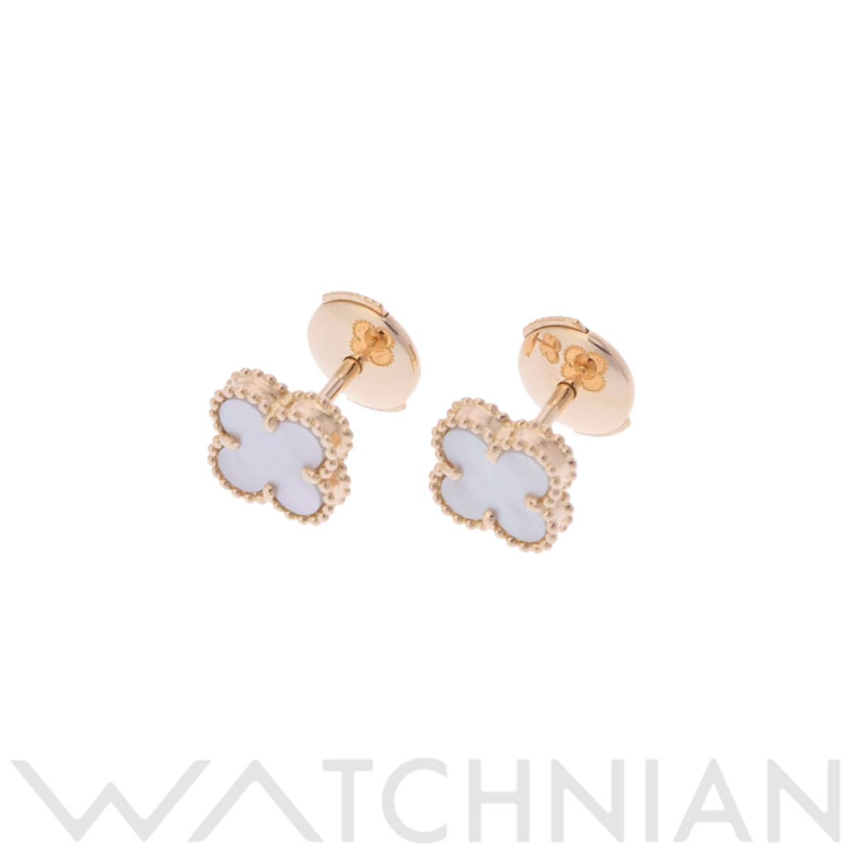 ヴァン クリーフ&アーペル スウィートアルハンブラ ピアス ゴールド K18イエローゴールド YG レディース ジュエリー 【中古】【jewelry】