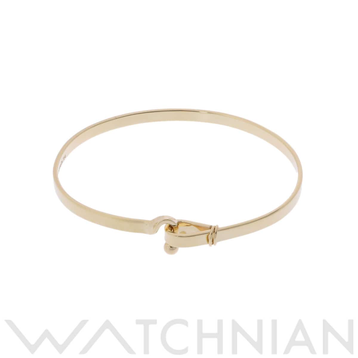 ティファニー フック&アイ バングル ゴールド K18イエローゴールド YG レディース ジュエリー 【中古】【jewelry】