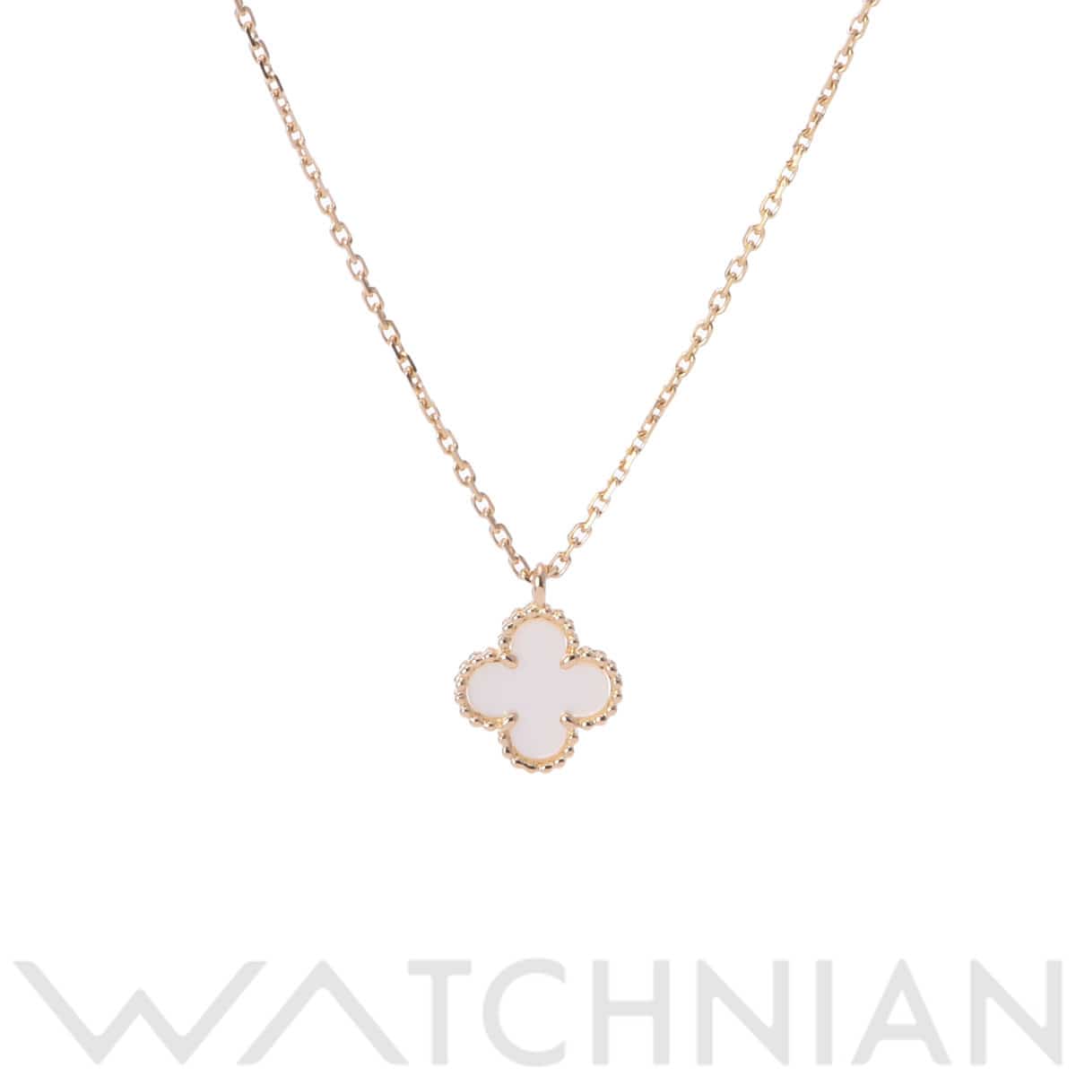 ヴァン クリーフ&アーペル スウィートアルハンブラ ネックレス ゴールド K18イエローゴールド YG レディース ジュエリー 【中古】【jewelry】