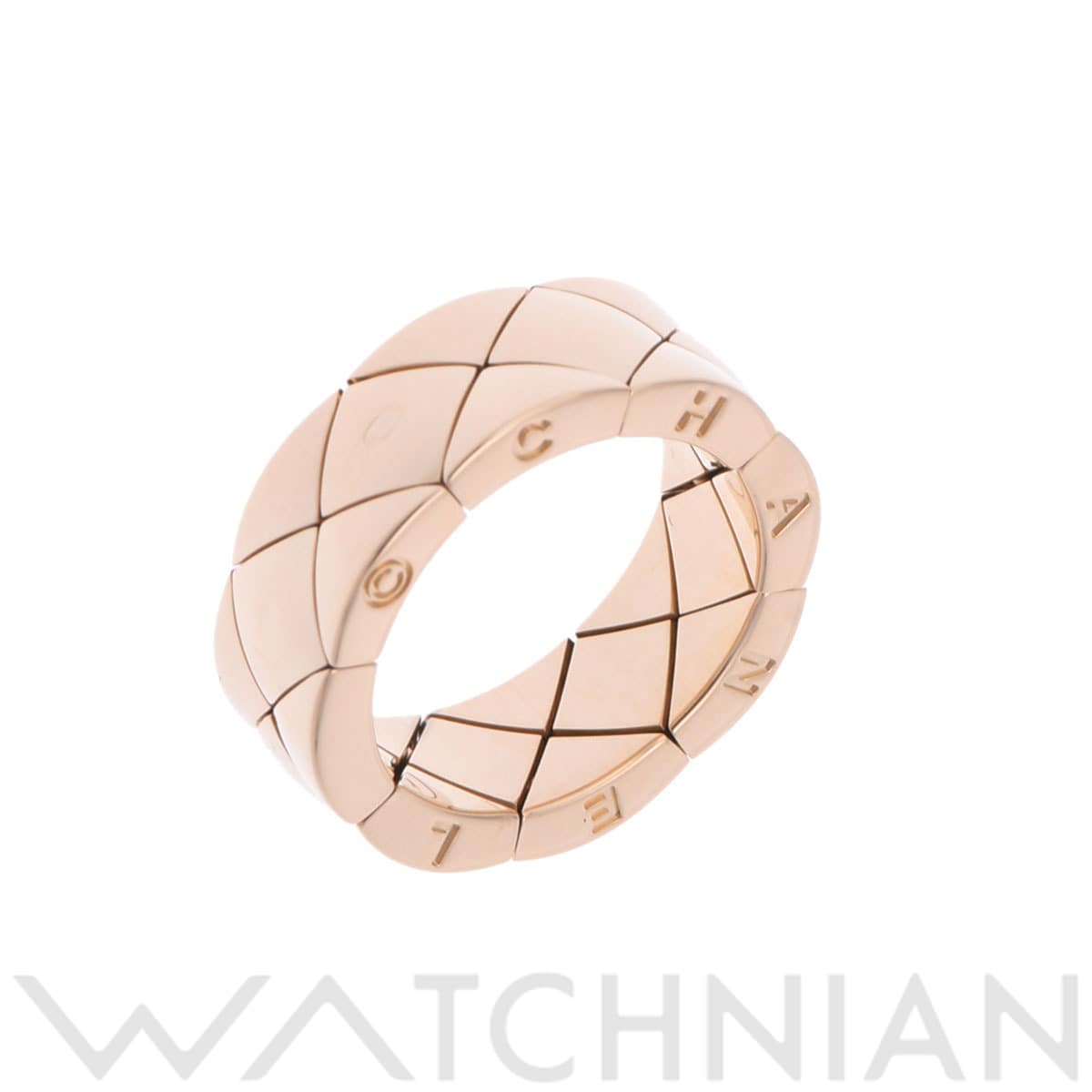 シャネル マトラッセ リング #48 ゴールド K18イエローゴールド YG レディース ジュエリー 【中古】【jewelry】