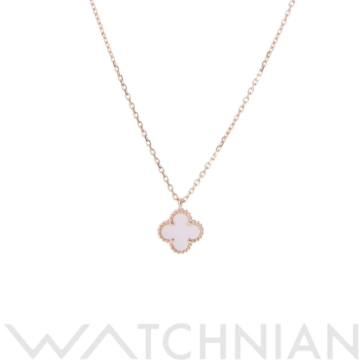 ヴァン クリーフ&アーペル スウィートアルハンブラ ネックレス ゴールド VCARF69100 K18イエローゴールド YG レディース ジュエリー 【中古】【jewelry】