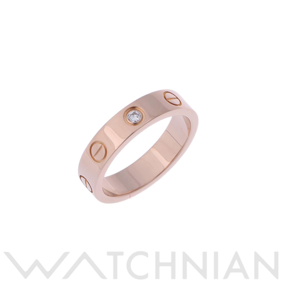 カルティエ ミニラブリング #47 1PD ゴールド K18ピンクゴールド PG レディース ジュエリー 【中古】【jewelry】