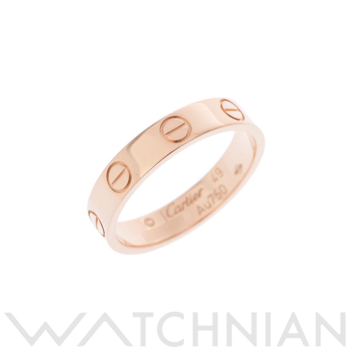 カルティエ ミニラブリング #49 ゴールド K18イエローゴールド YG レディース ジュエリー 【中古】【jewelry】