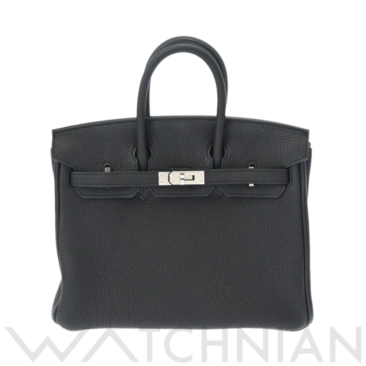 エルメス バーキン 25 ブラック/パラジウム金具 トゴ レディース バッグ 【中古】【bag】
