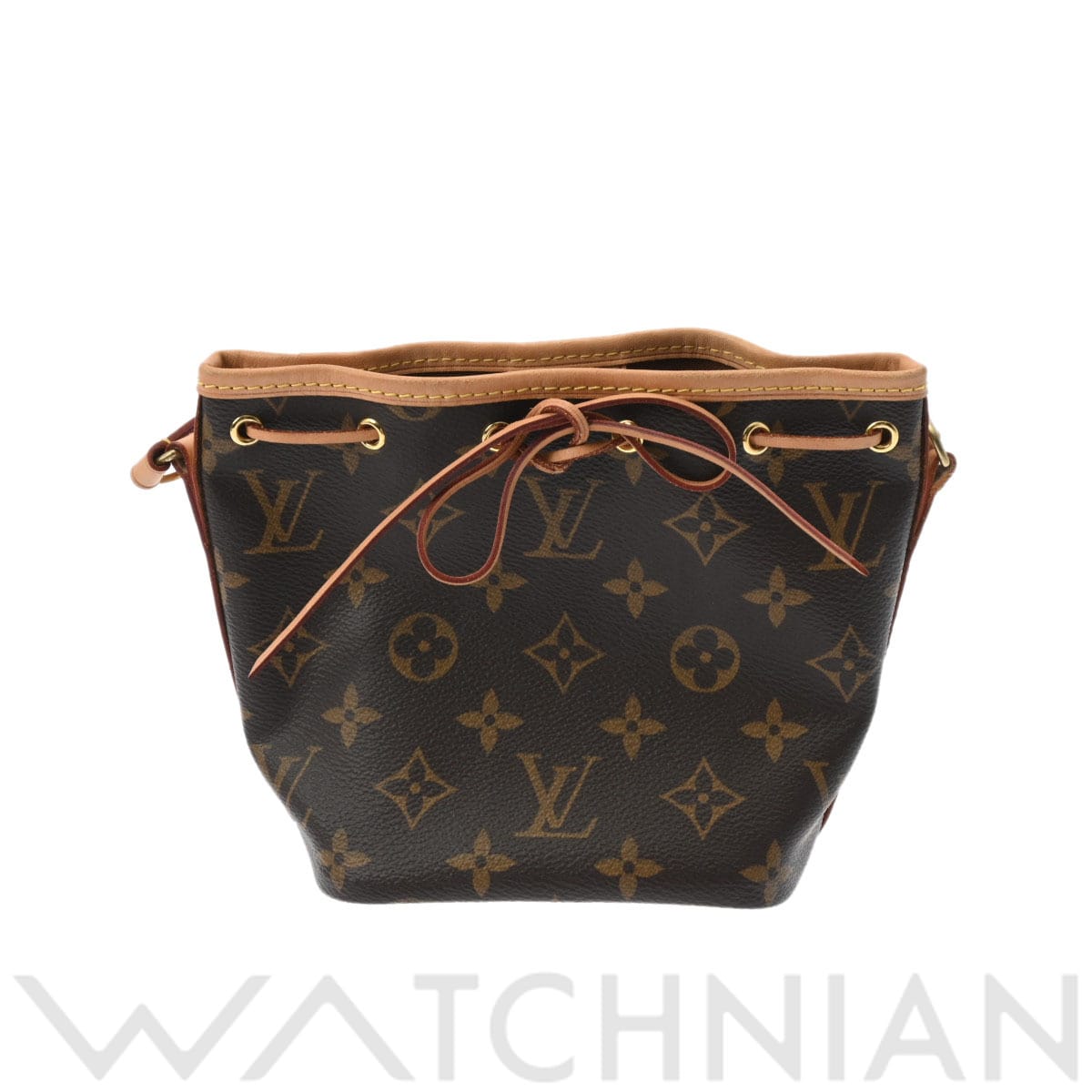 ルイ ヴィトン モノグラム ナノ ノエ ブラウン M41346 モノグラムキャンバス レディース バッグ 【中古】【bag】