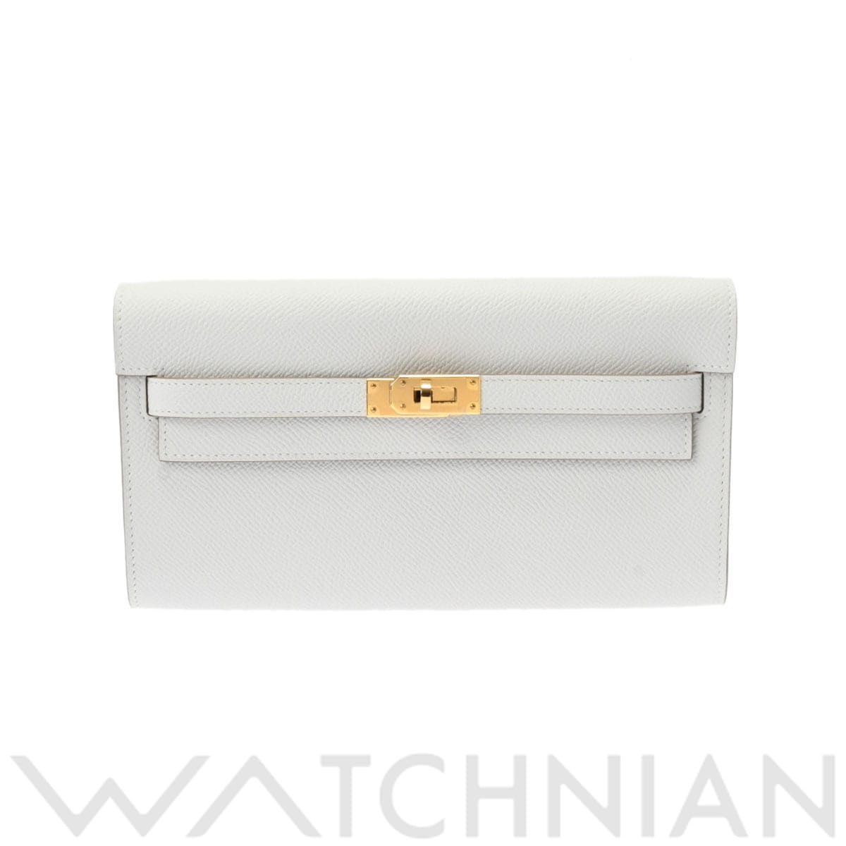 エルメス ケリーウォレットロング トゥーゴー グリペール/ゴールド金具 ヴォーエプソン レディース 財布 【中古】【purse】