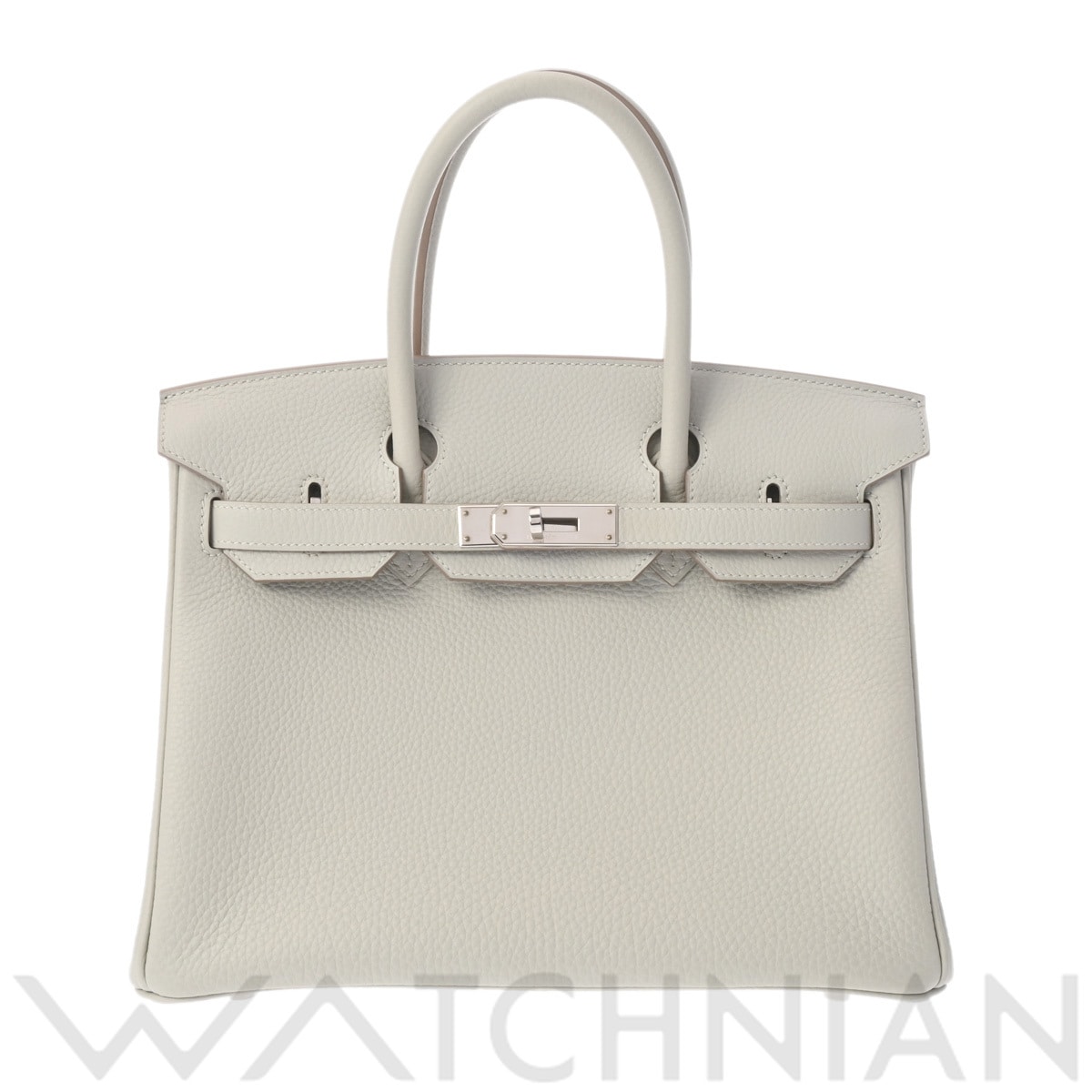 エルメス バーキン 30 パールグレー/パラジウム金具 トリヨンクレマンス レディース バッグ 【中古】【bag】