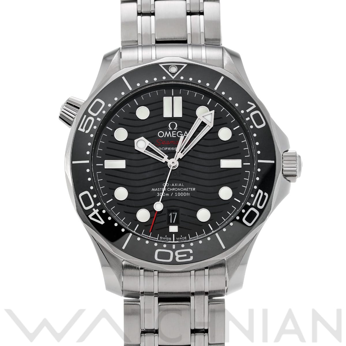 オメガ シーマスター ダイバー300 コーアクシャル マスタークロノメーター 210.30.42.20.01.001 ブラック メンズ 時計 【中古】【wristwatch】
