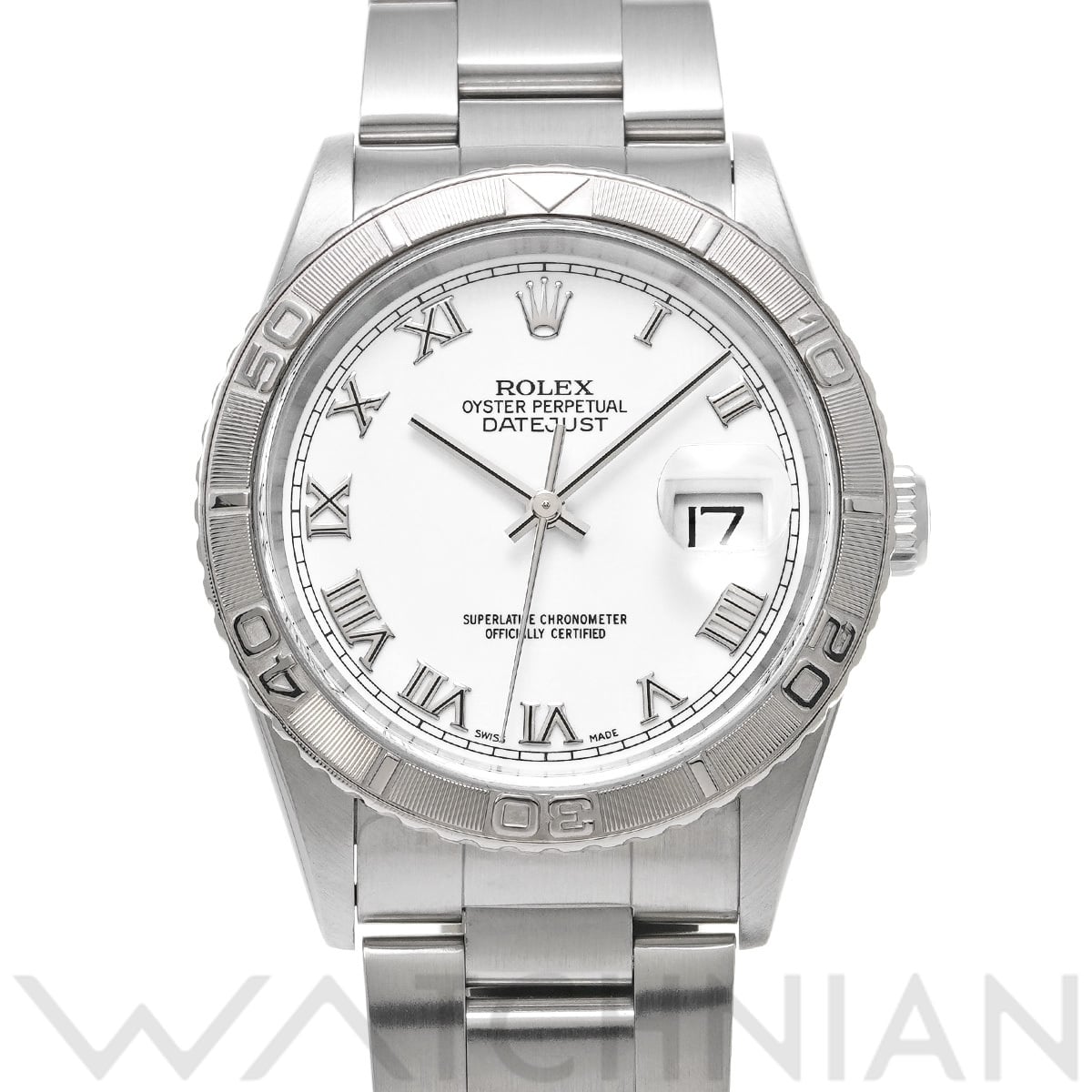 ロレックス デイトジャスト サンダーバード 16264 ホワイト メンズ 時計 【中古】【wristwatch】