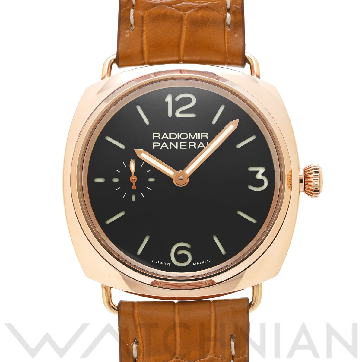 パネライ ラジオミール PAM00378 ブラック メンズ 時計 【中古】【wristwatch】