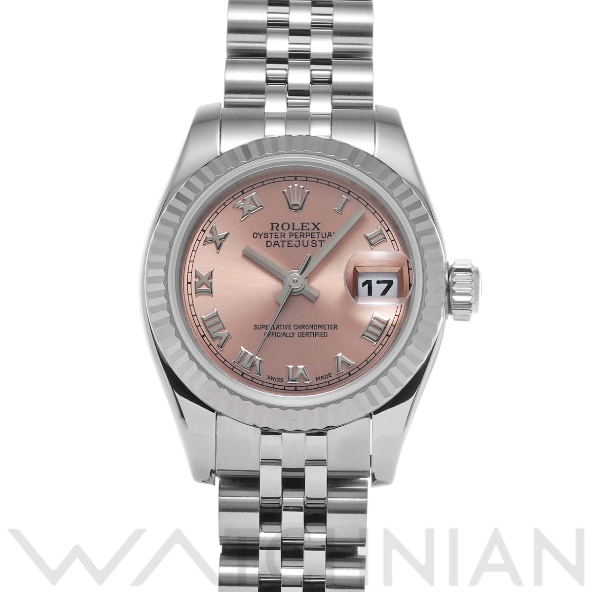 ロレックス レディ デイトジャスト 26 179174 ピンク レディース 時計 【中古】【wristwatch】