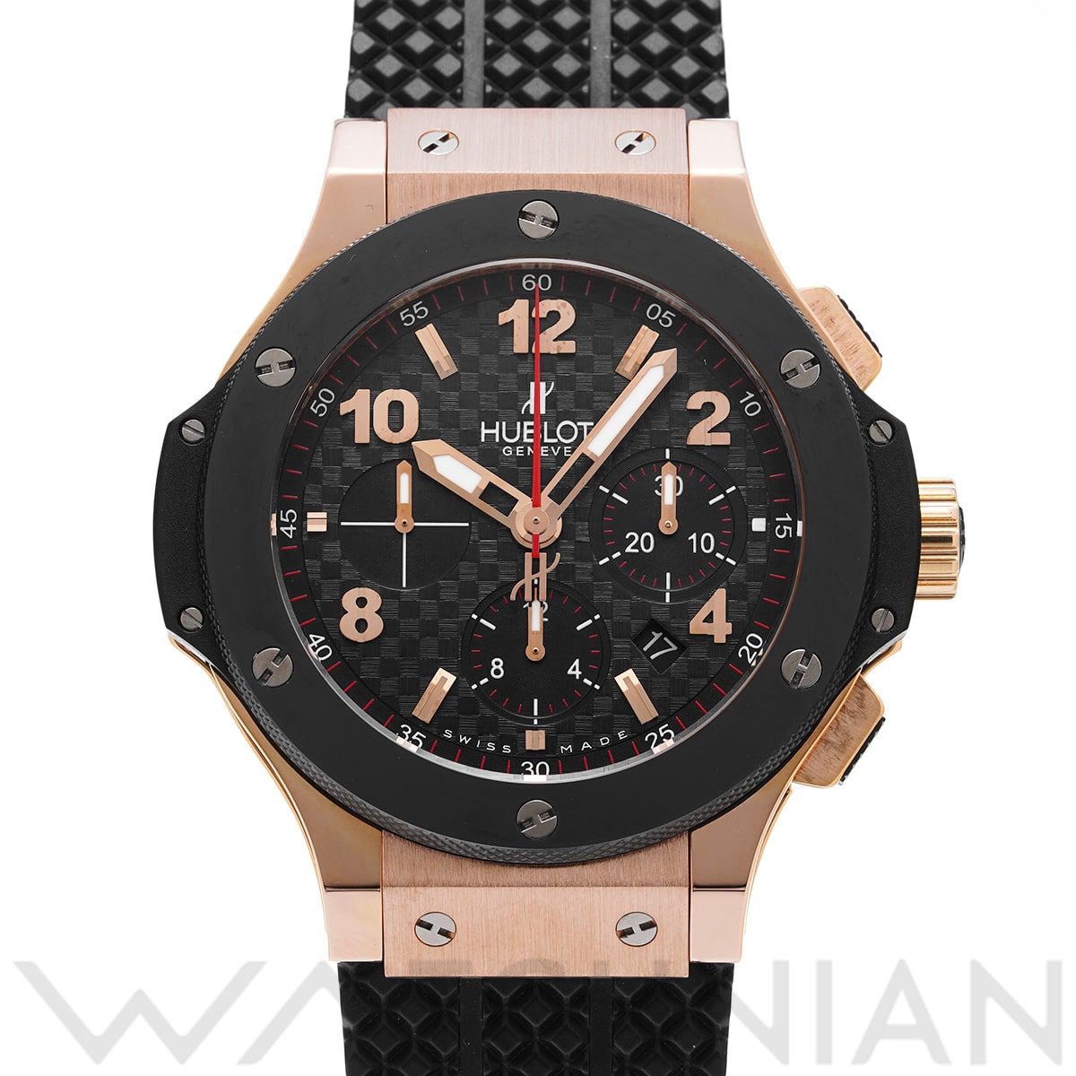 ウブロ ビッグバン ゴールド セラミック 301.PB.131.RX ブラックカーボン メンズ 時計 【中古】【wristwatch】