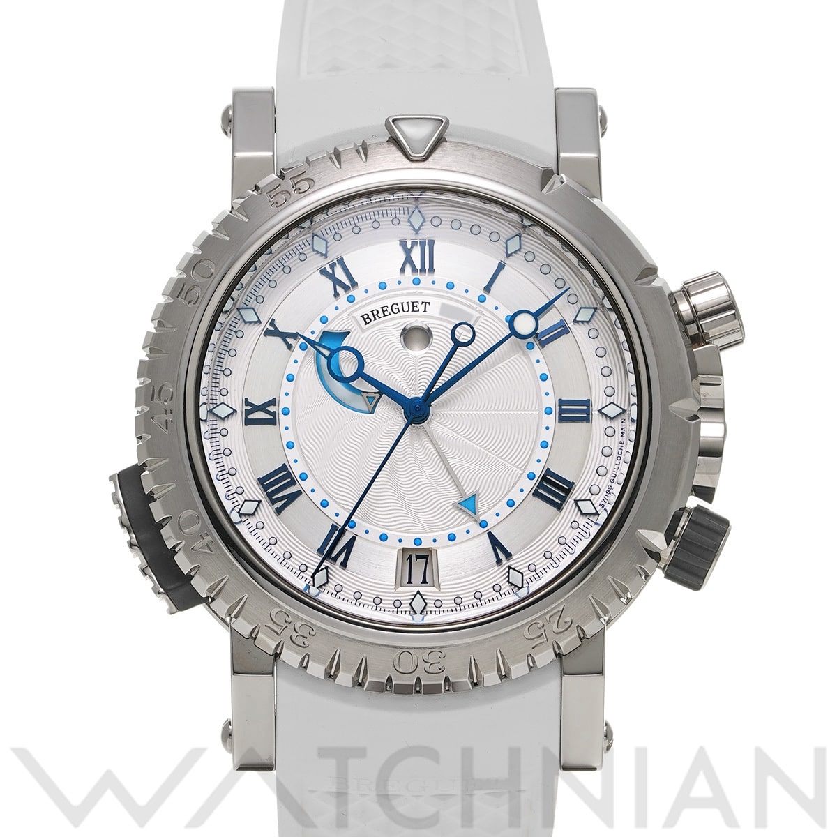 ブレゲ マリーン ロイヤル 5847BB/12/5ZV シルバー メンズ 時計 【中古】【wristwatch】