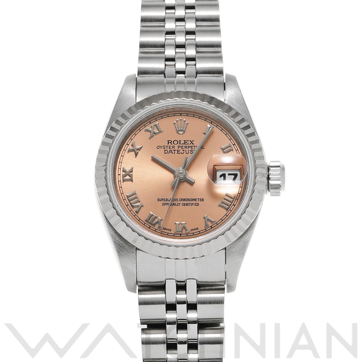 ロレックス デイトジャスト 69174 ピンク レディース 時計 【中古】【wristwatch】