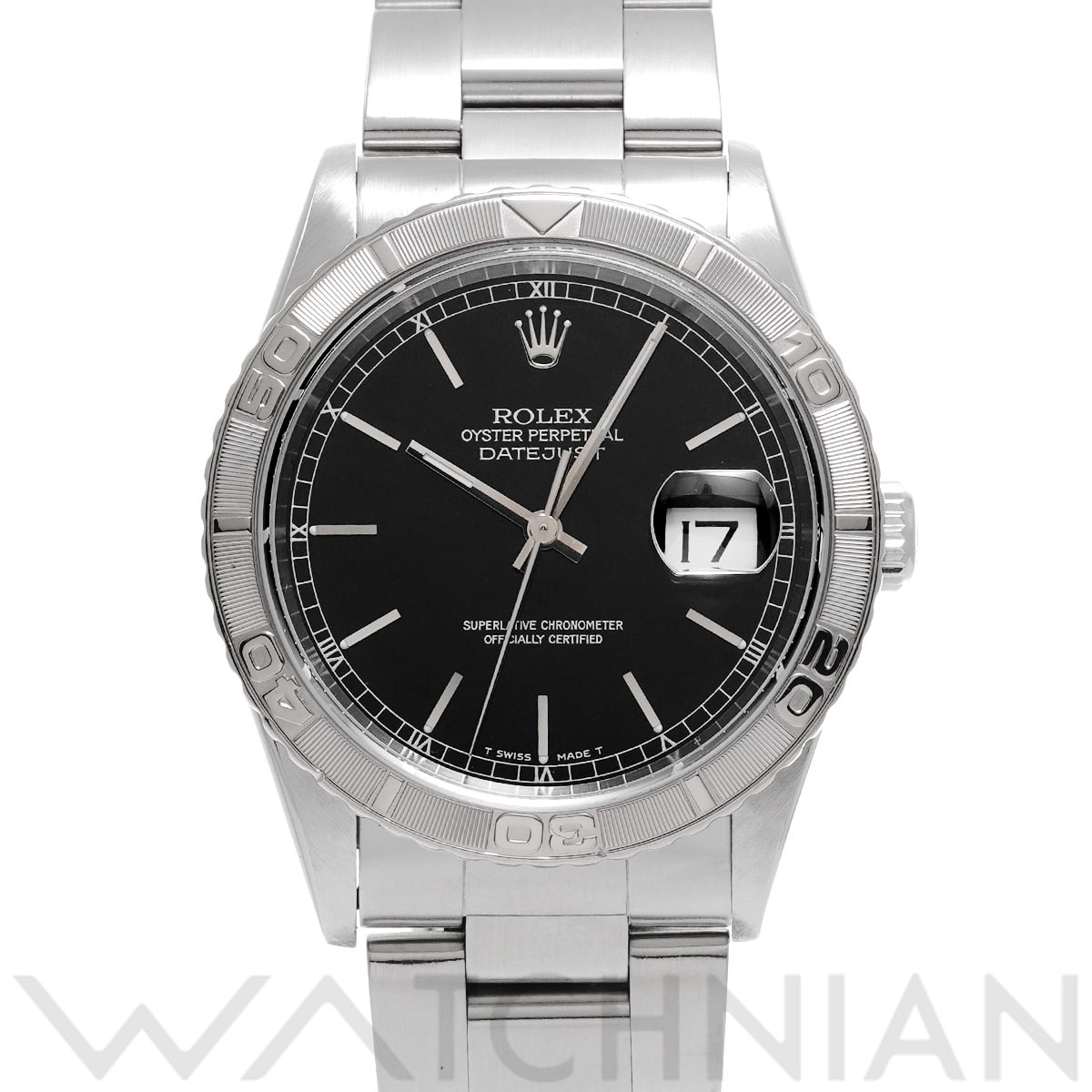 ロレックス デイトジャスト サンダーバード 16264 ブラック メンズ 時計 【中古】【wristwatch】