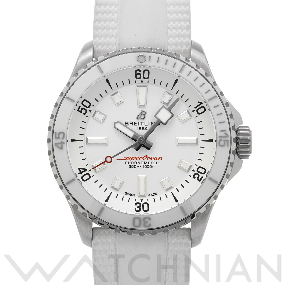 ブライトリング スーパーオーシャン オートマチック 42 A17375A71A1S1 ホワイト メンズ 時計 【中古】【wristwatch】