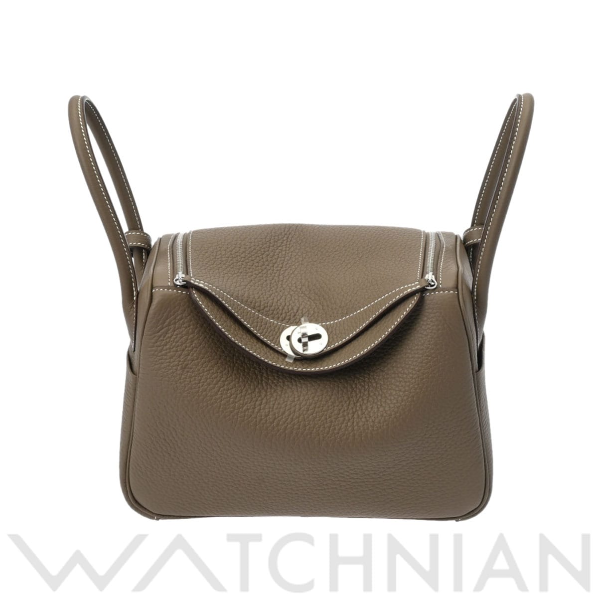 エルメス リンディ 26 エトゥープ/パラジウム金具 トリヨンクレマンス レディース バッグ 【新品】【bag】