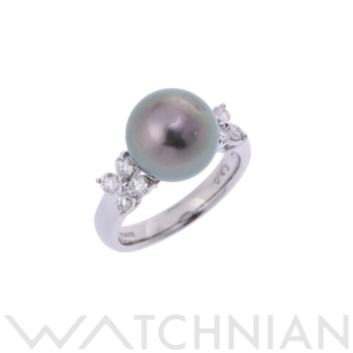 タサキ パールリング シルバー Pt900プラチナ レディース ジュエリー 【中古】【jewelry】