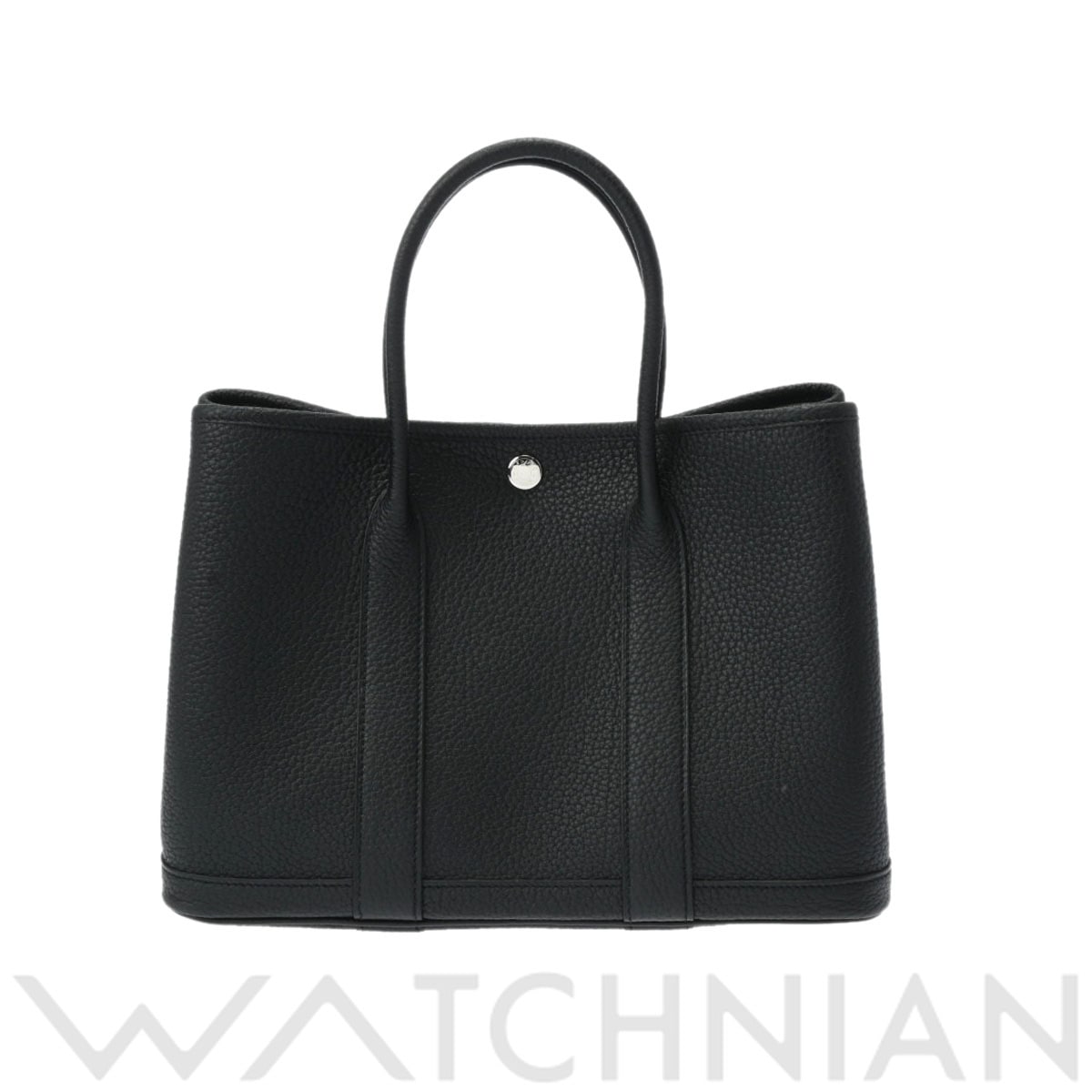 エルメス ガーデンパーティ TPM ブラック/パラジウム金具 ネゴンダ レディース バッグ 【未使用】【bag】