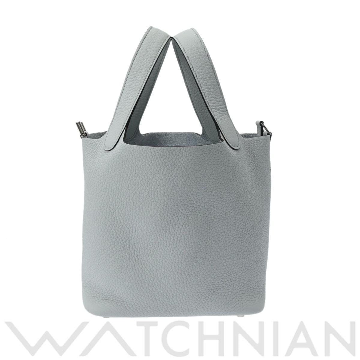 エルメス ピコタン ロック PM ブルーペール/パラジウム金具 トリヨンクレマンス レディース バッグ 【未使用】【bag】