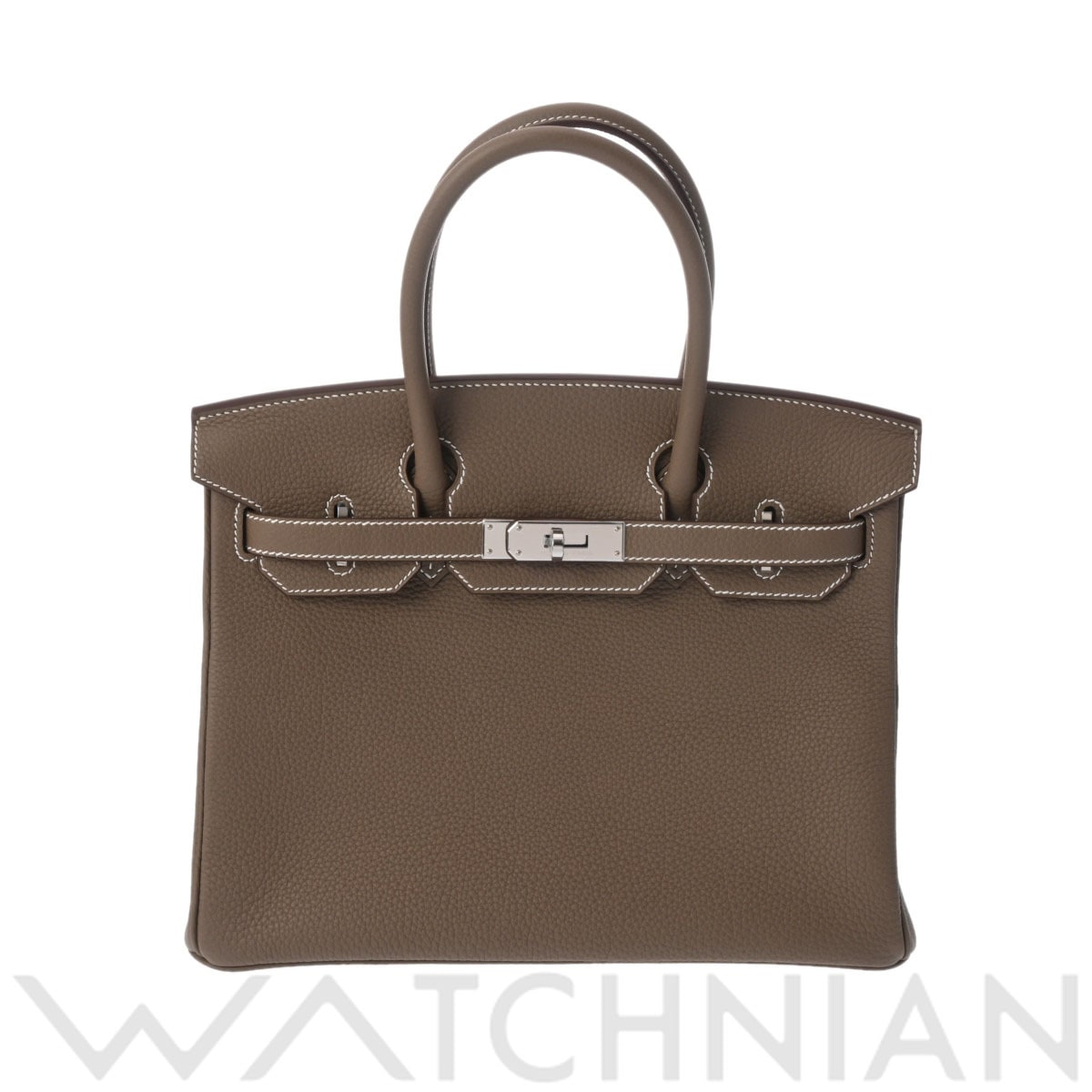 エルメス バーキン 30 エトゥープ/パラジウム金具 トゴ レディース バッグ 【未使用】【bag】