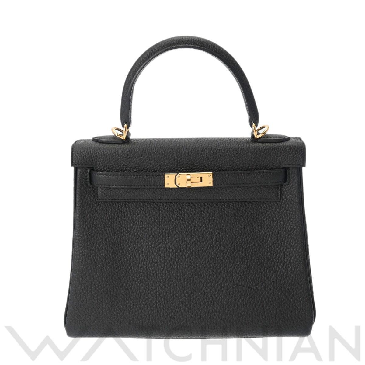 エルメス ケリー 25 内縫い 2WAY ブラック/ゴールド金具 トゴ レディース バッグ 【未使用】【bag】
