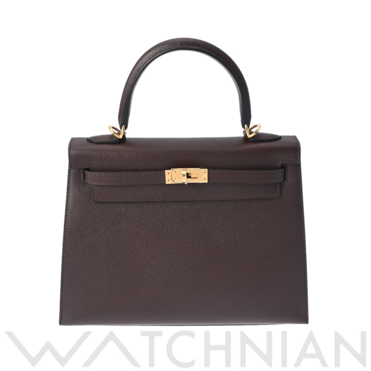 エルメス ケリー 25 外縫い 2WAY ルージュセリエ/ゴールド金具 ヴォーエプソン レディース バッグ 【未使用】【bag】