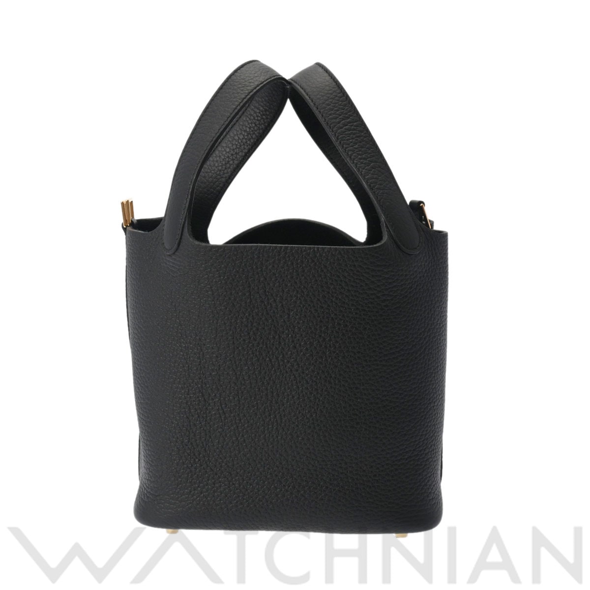 エルメス ピコタン ロック PM ブラック/ゴールド金具 トリヨンクレマンス レディース バッグ 【新品】【bag】