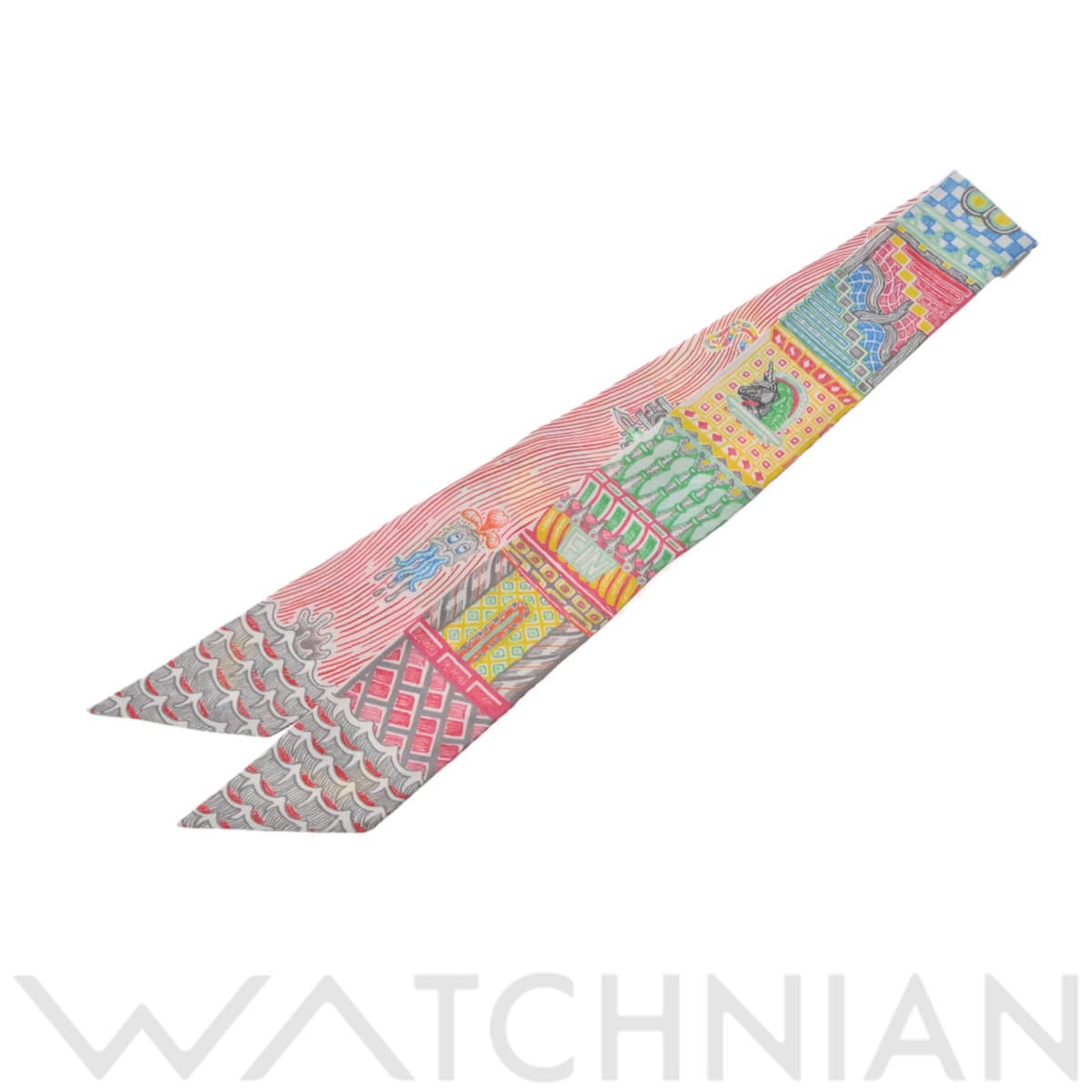 エルメス ツイリー SUPER SILK QUEST マルチカラー 064011S シルク100％ レディース 【新品】【other】