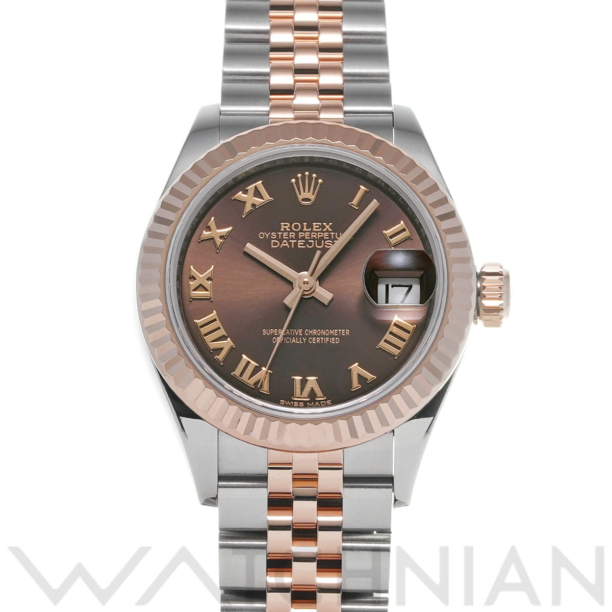 ロレックス レディ デイトジャスト 28 279171 チョコレート レディース 時計 【中古】【wristwatch】