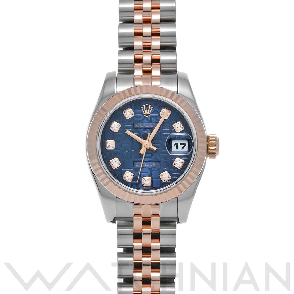 ロレックス レディ デイトジャスト 26 179171G ブルーコンピュータ/ダイヤモンド レディース 時計 【中古】【wristwatch】