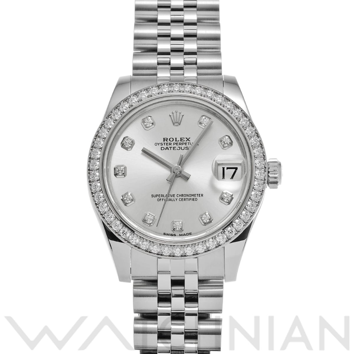 ロレックス デイトジャスト 31 178384G シルバー/ダイヤモンド ユニセックス 時計 【中古】【wristwatch】