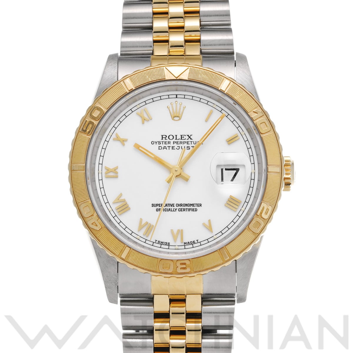 ロレックス デイトジャスト サンダーバード 16263 ホワイト メンズ 時計 【中古】【wristwatch】