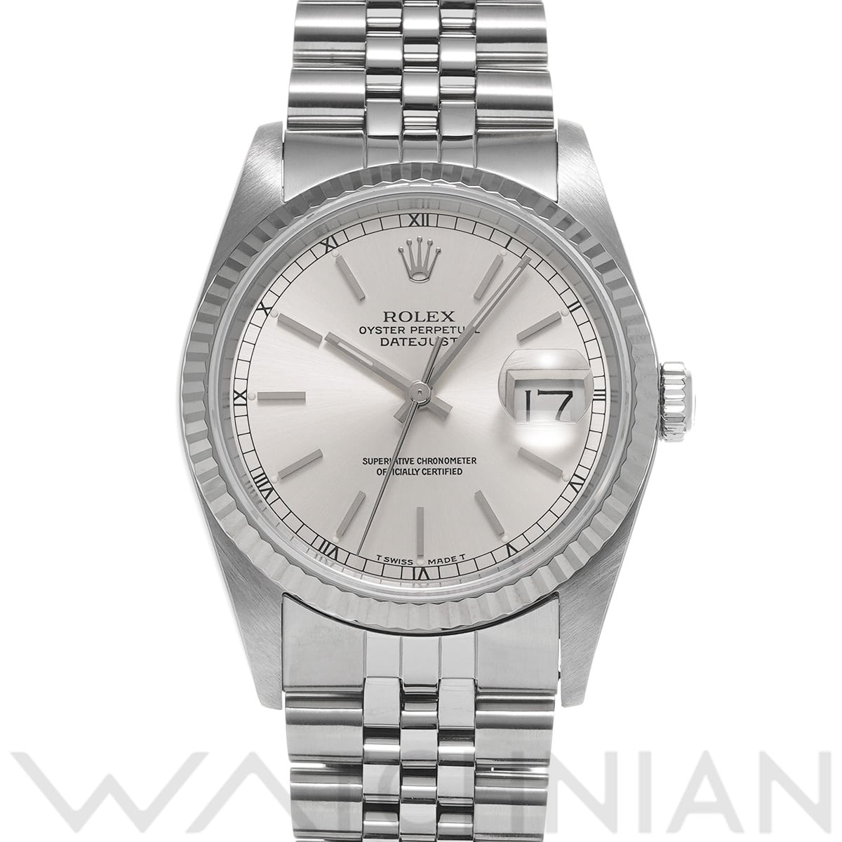 ロレックス デイトジャスト 16234 シルバー メンズ 時計 【中古】【wristwatch】