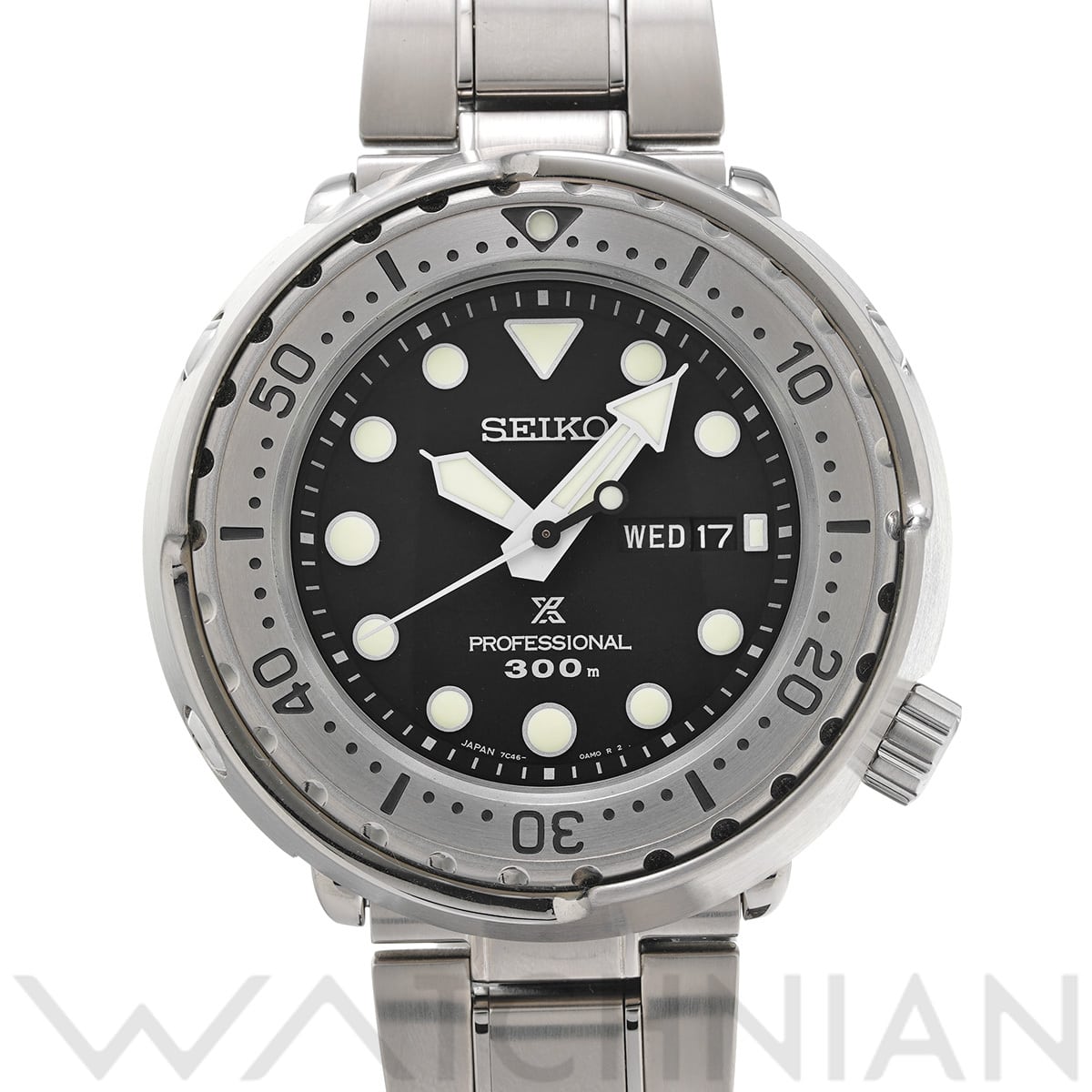 セイコー プロスペックス  マリーンマスター プロフェッショナル SBBN049 ブラック メンズ 時計 【中古】【wristwatch】