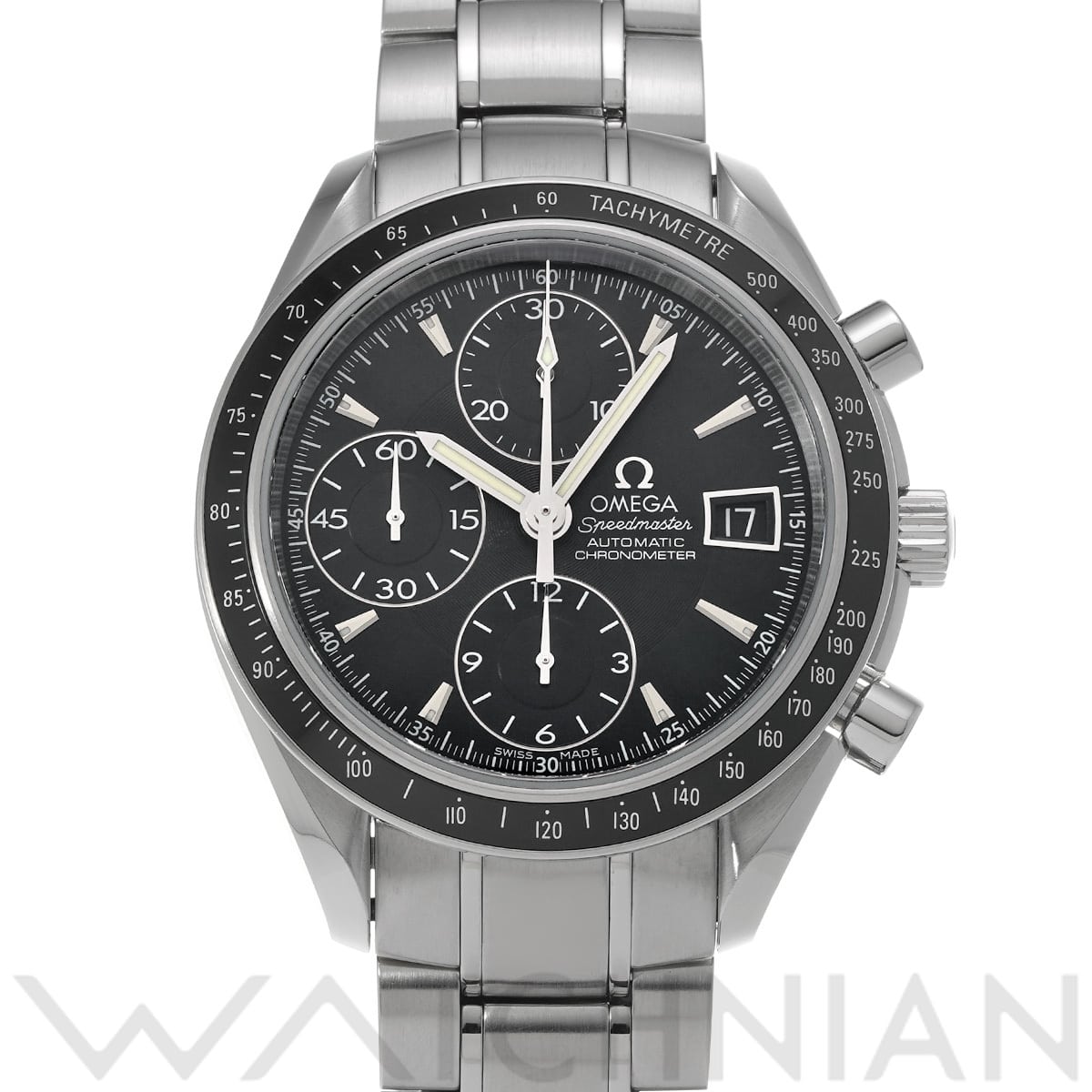 オメガ スピードマスター デイト 3210.50 ブラック メンズ 時計 【中古】【wristwatch】