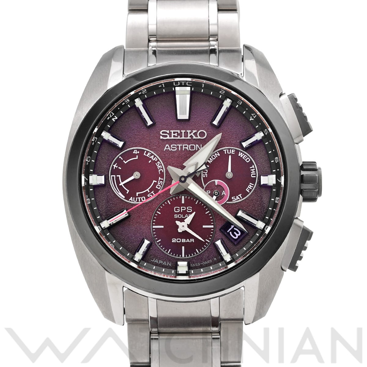 セイコー アストロン グローバルライン スポーツ 5X チタン 2021リミテッドエディション SBXC101 パープル メンズ 時計 【中古】【wristwatch】