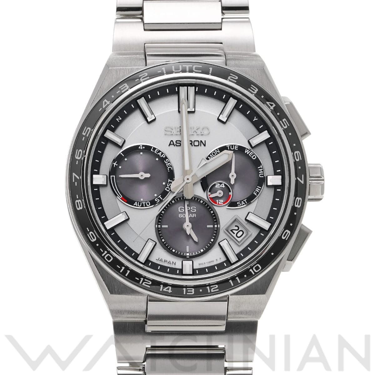 セイコー アストロン ネクスター SBXC107 グレー メンズ 時計 【中古】【wristwatch】