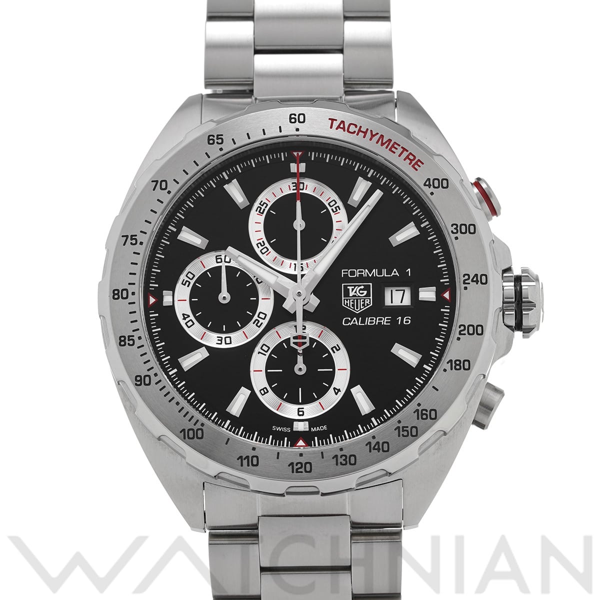 タグ ホイヤー フォーミュラ1 キャリバー16 クロノグラフ CAZ2010.BA0876 ブラック メンズ 時計 【中古】【wristwatch】