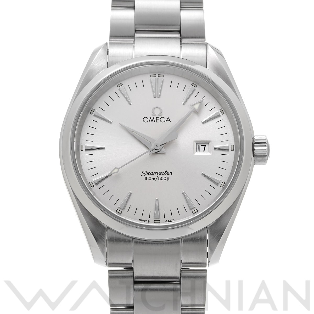 オメガ シーマスター アクアテラ クォーツ 2517.30 シルバー メンズ 時計 【中古】【wristwatch】