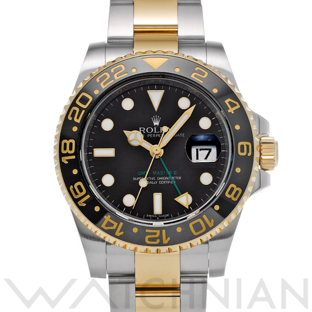 ロレックス GMTマスターII 116713LN ブラック メンズ 時計 【中古】【wristwatch】