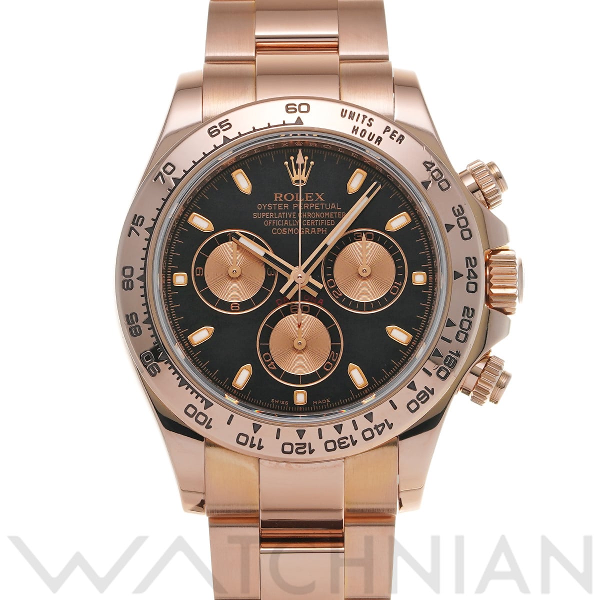 ロレックス コスモグラフ デイトナ 116505 ブラック/ピンク メンズ 時計 【中古】【wristwatch】