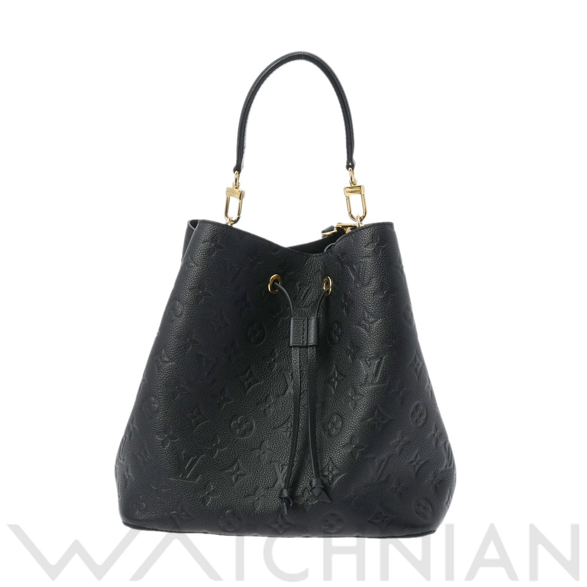 ルイ ヴィトン モノグラムアンプラント ネオノエ ノワール M45256 レザー レディース バッグ 【中古】【bag】