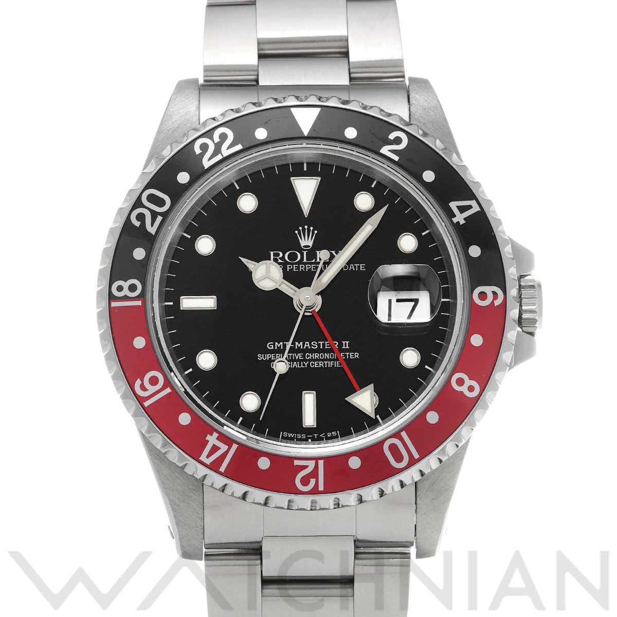 ロレックス GMTマスターII 16710 ブラック メンズ 時計 【中古】【wristwatch】