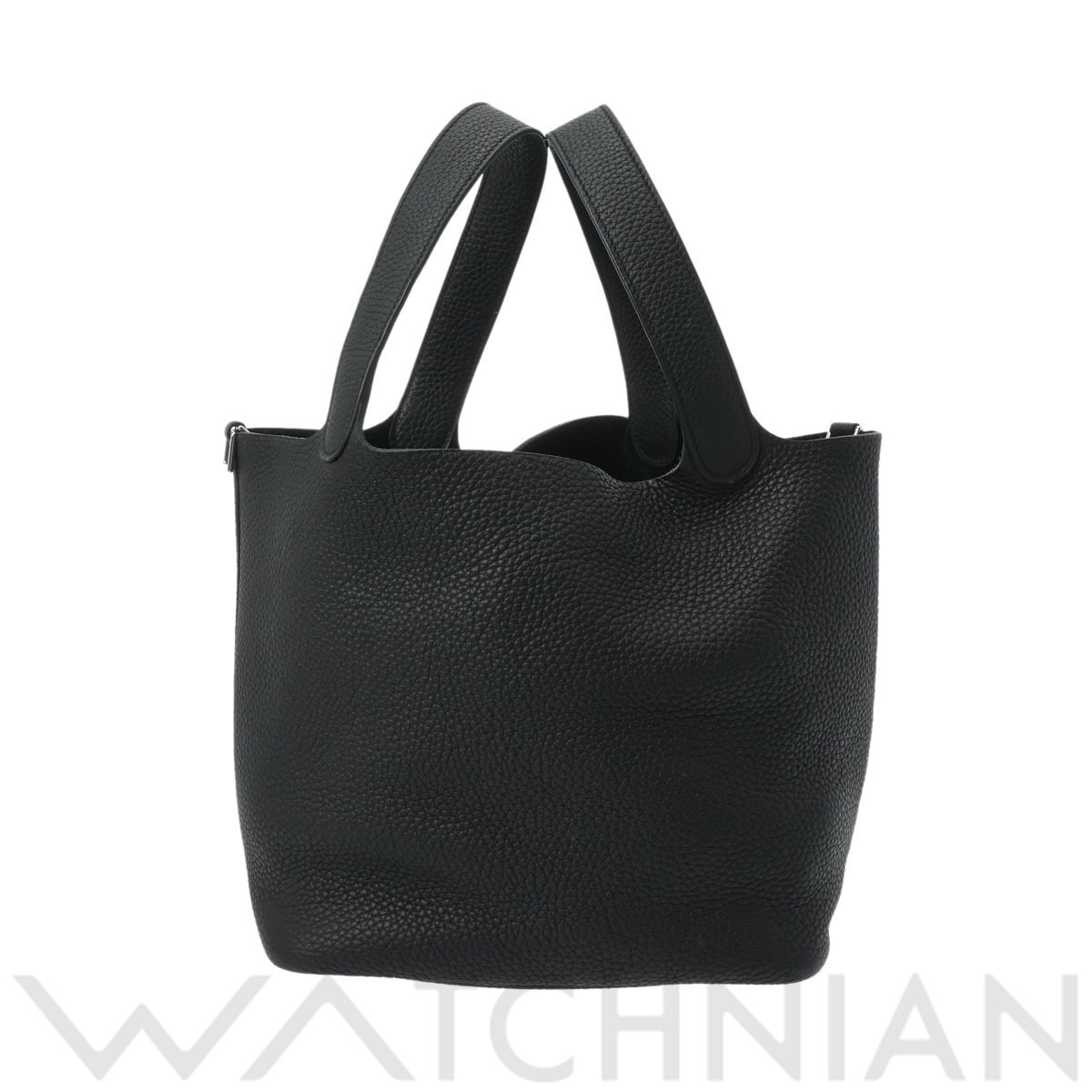 エルメス ピコタン ロック MM ブラック/パラジウム金具 トリヨンクレマンス レディース バッグ 【中古】【bag】