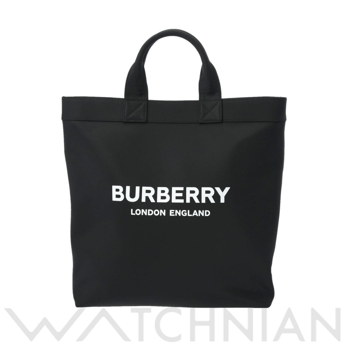 バーバリー アーティ ロングプリント ブラック 8026233 ナイロン メンズ バッグ 【中古】【bag】