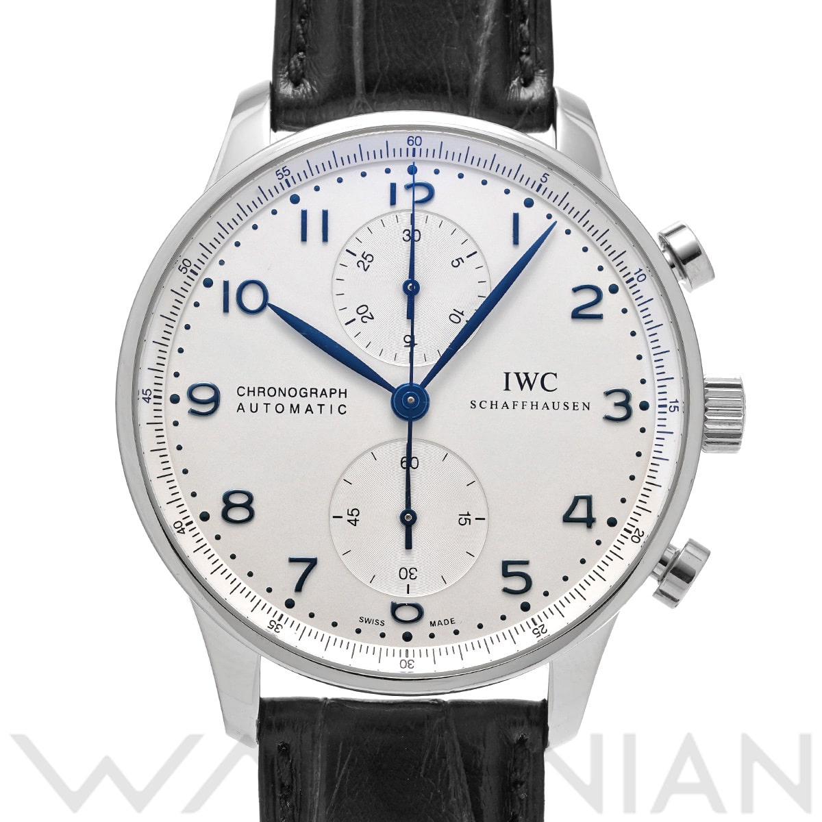 IWC ポルトギーゼ クロノグラフ IW371446 シルバー メンズ 時計 【中古】【wristwatch】
