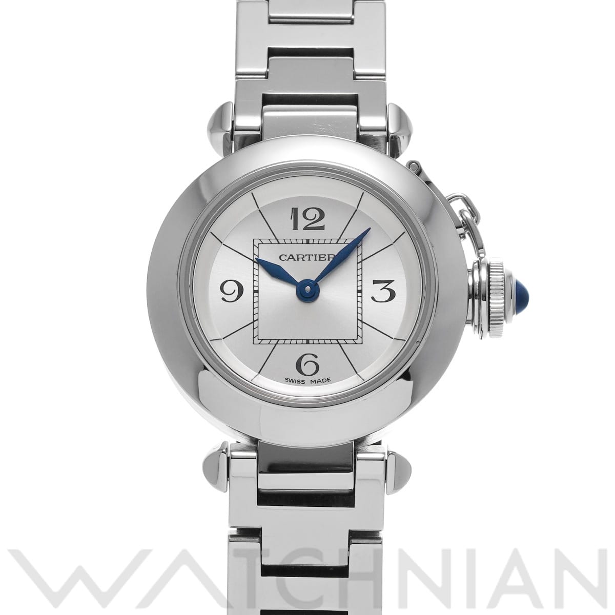カルティエ ミスパシャ W3140007 シルバー レディース 時計 【中古】【wristwatch】